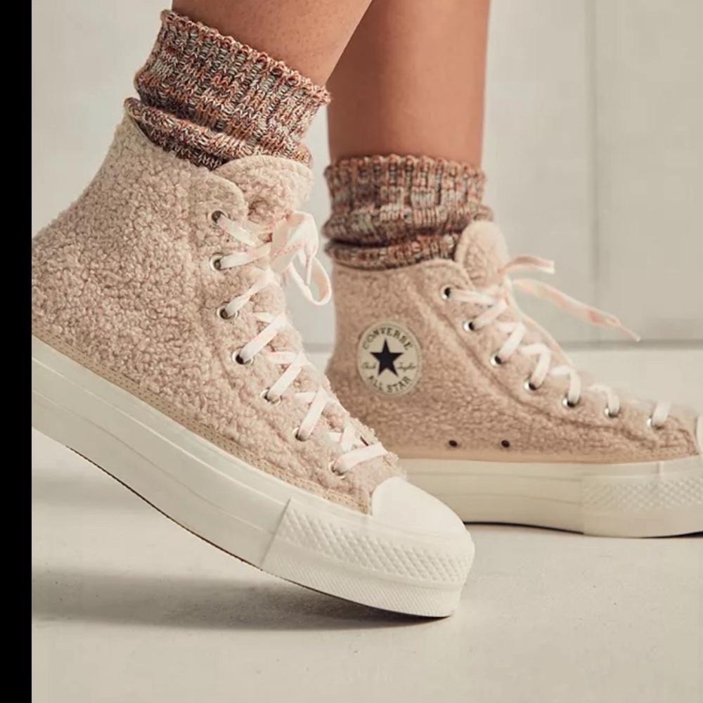 Converse Women's Tan High-Top Sneakers